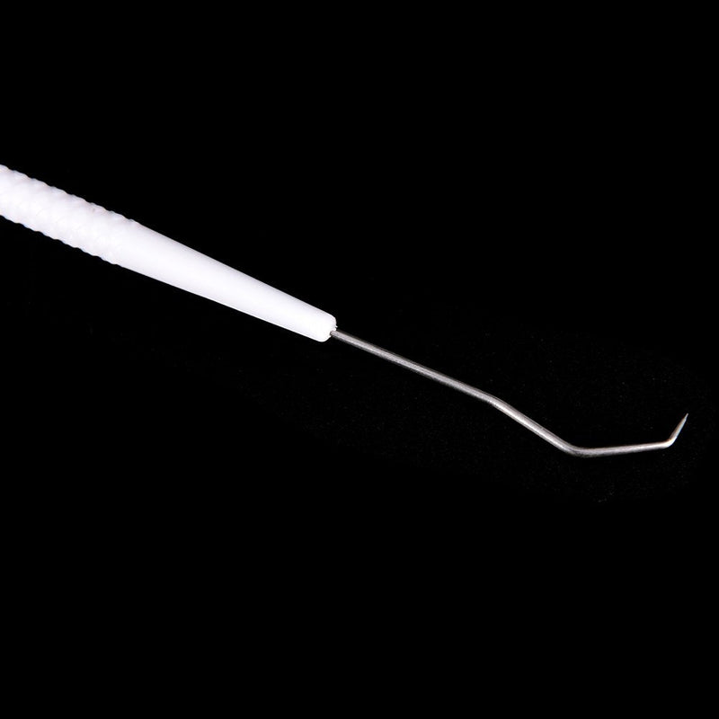 [Australia - AusPower] - 100pcs Disposable Dental Explorers Sterilized Double Ends Probe Hook Pick Stainless Steel Explorer 