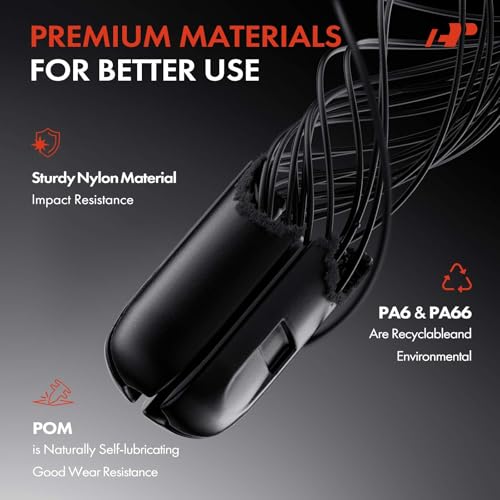 A-Premium 50-piece blind rivet retainer clips compatible with Ford and Chrysler vehicles