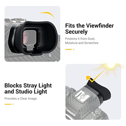 Extended EOS R6 Mark II R6 R5 R5C Eyecup Eyepiece for Canon EOS R6 Mark II, R6, R5, R5C