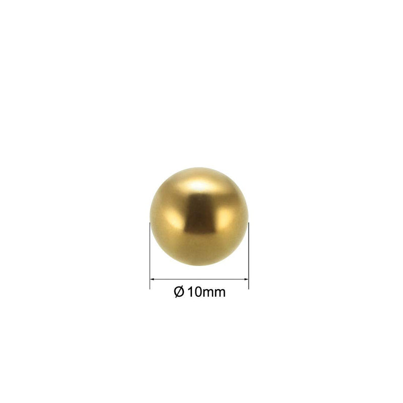 [Australia - AusPower] - uxcell 10mm Precision Solid Brass Bearing Balls 20pcs 20 