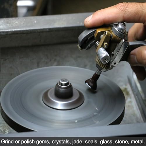 uxcell 10-inch 500 grit diamond coated flat lap grinding and sanding disc wheel