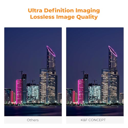 K&F CONCEPT 77mm Clear Natural Night Filter Pollution Reduction