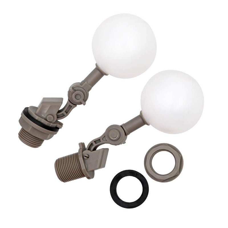2 Pcs Float Valve 1/2 or 3/4 Water Float Valve with Adjustable Arm Automatic Fill for Livestock Water Tank Fountains (3/4 Inch) (Pack of 2) 3/4 Inch (Pack of 2)
