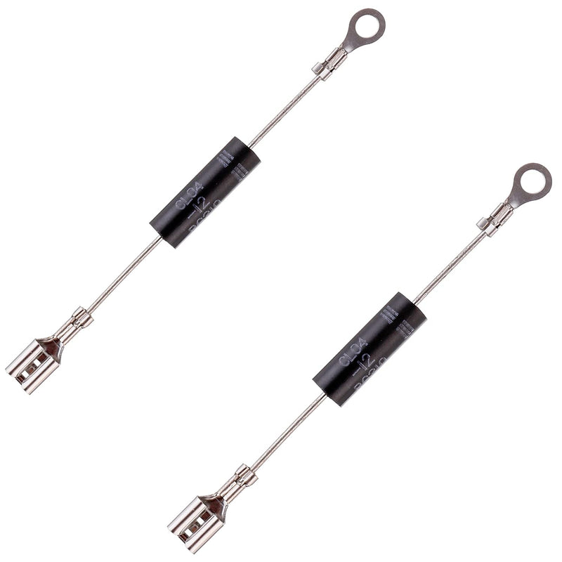 [Australia - AusPower] - BOJACK CL04-12 Microwave Diodes 0.5A 12KV Compatible for WB27X10597 W10492276 Replaceable Parts 4512,T4512, CL4512 High Voltage Diode(Pack of 2 Pcs) CL04-12 500mA 12KV 