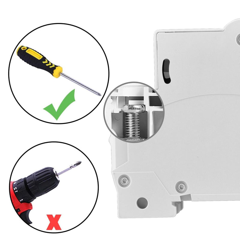 Heschen HSB6C-DC 2 Pin DC 500V C 16A Non-Polarized DIN Rail Mounted Photovoltaic Circuit Breaker for Solar Systems Standard design