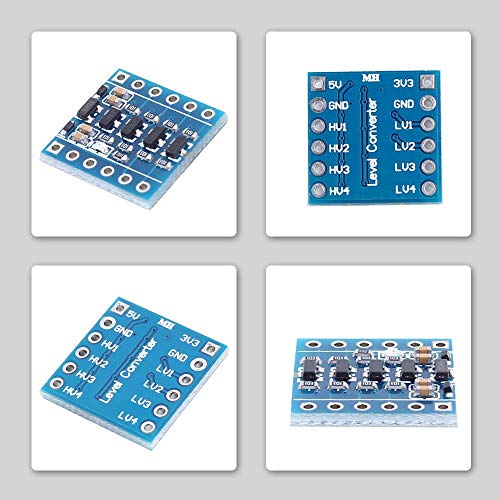 ARCELI 10pcs 4 Channels IIC I2C Logic Level Converter Bidirectional Module 3.3V to 5V Shifter for Arduino