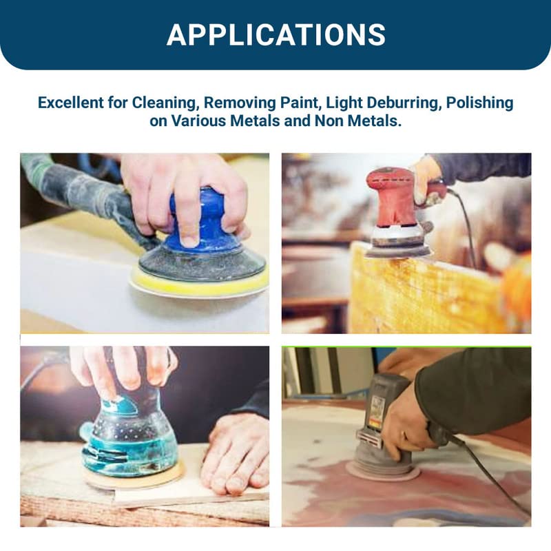 Benchmark Abrasives 2-inch fine quick change nylon surface conditioning sanding discs for drill and die grinder