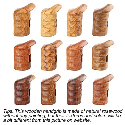 NICEYRIG Rosette Wooden Handle Grip Left Side (M6 Thread Diameter 31.8mm)