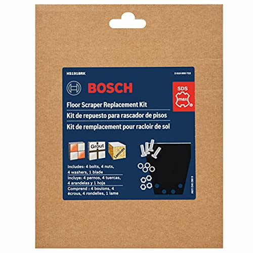 Bosch 1918RK SDS-max floor scraper replacement kit with replacement scraper components