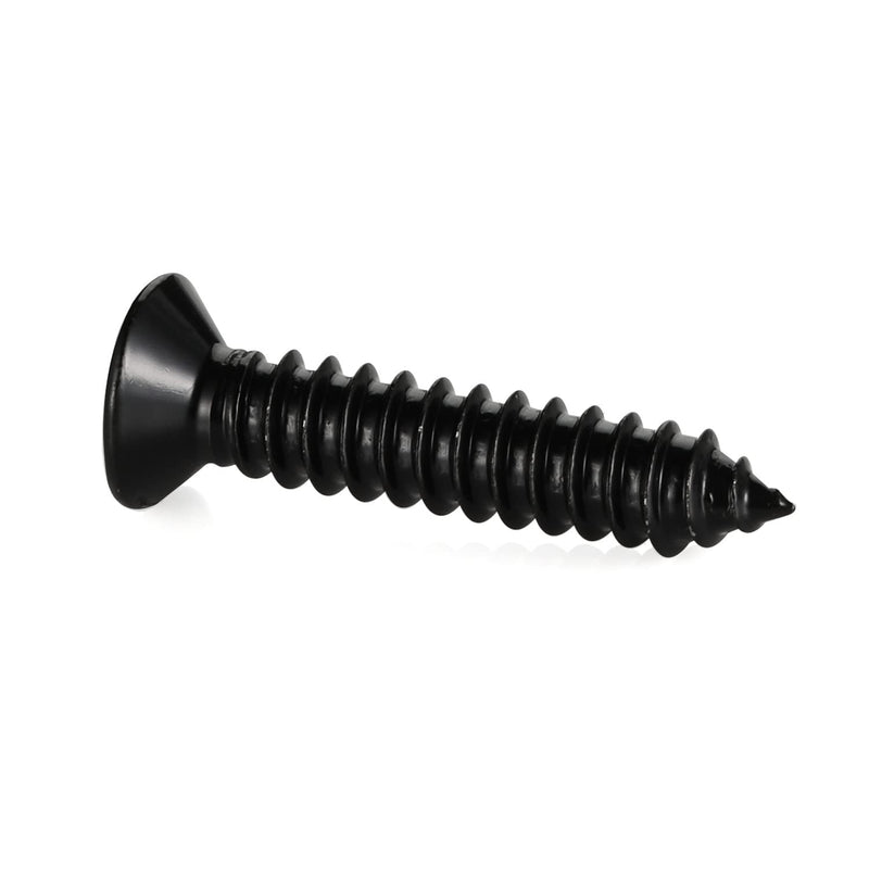 [Australia - AusPower] - 100PCS #10 x 1" Flat Head Sheet Metal Screws Phillips Drive Wood Screws, Black Oxide 304 Stainless Steel 18-8, Self Tapping 100 #10×1" (100 pcs) 