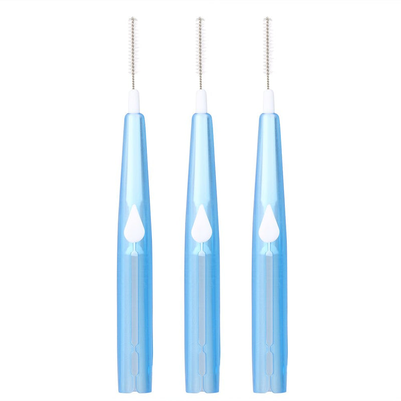 [Australia - AusPower] - Interdental Slim Brush Anself 60Pcs Dental Floss Picks Refill Inter-Dental Brush Teeth Stick Toothpick Flosser for Oral Deep Clean Health Care 
