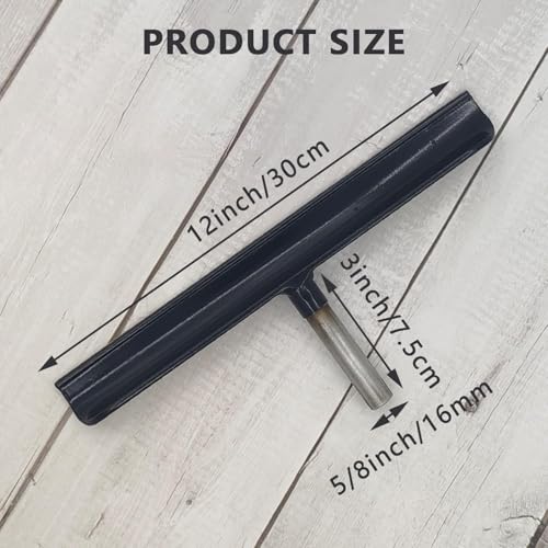 30cm 12 Inch Lathe Tool Rest, Wood Lathe Tool Rest Stainless Steel Lathe Turning Tool Rest Woodworking Lathe Turning Tool Rest with 16mm Diameter Tool Rest Post