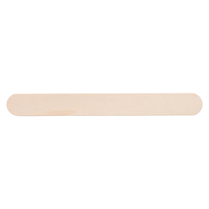 [Australia - AusPower] - Sterile Tongue Depressor, 6-Inch Adult Size - Disposable, Splinter- Free Wood - Versatile for Medical, Arts, and Crafts- 100/Box Pack of 1 