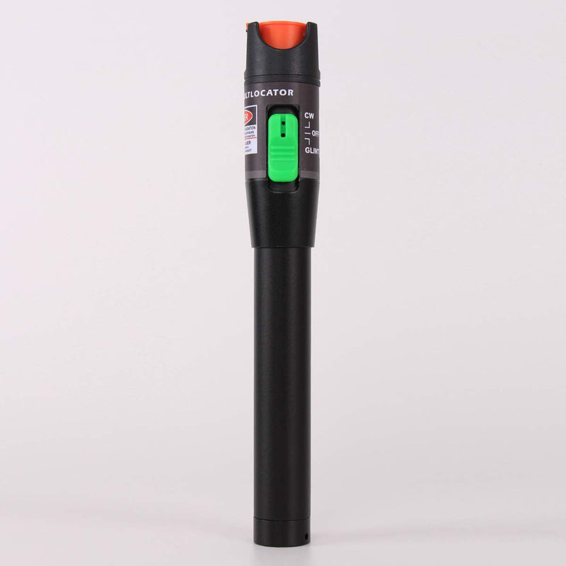 [Australia - AusPower] - Fiber Visual Fault Locator Pen 30KM, VFL Fiber Optic Cable Tester, Fiber Optic Pen Tester Adapter for LC/FC/SC/ST Interface, Fiber Network Cable Test Kit, Fiber Light Source Tester 