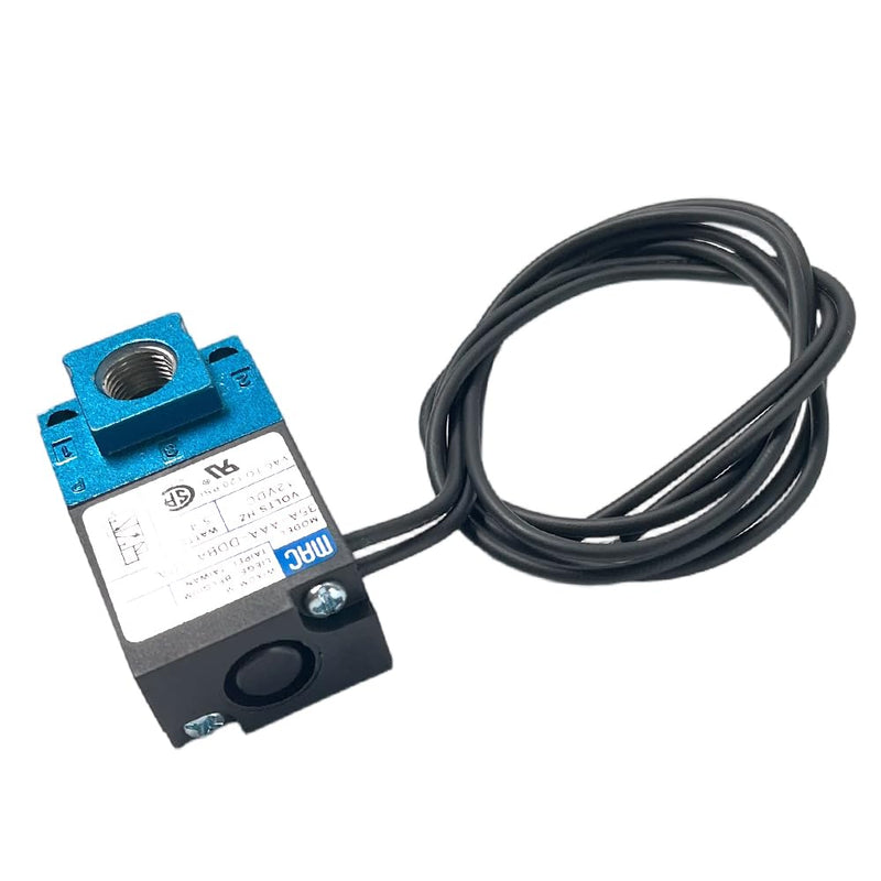 3 Port Boost Control Solenoid Valve, Replacement for MAC Valve 35A-AAA-DDBA-1BA, 12V DC 5.4W High Flow Electronic Boost Controller for Turbocharged Cars & Trucks