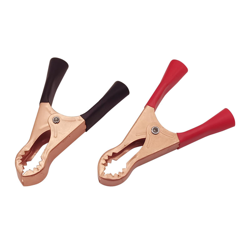 [Australia - AusPower] - Insulated Alligator Clips, Battery Alligator Clamps, 50A Copper Plated Alligator Clips Electrical Testing, Lead Probe Alligator Clamps(50A,20-PACK) 