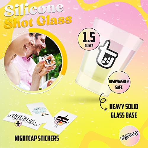Nightcap Drink Cover Scrunchie Gift Box- The Reusable Drink Spiking Prevention Scrunchie As Seen on Shark Tank, Gift Set The Gift Set