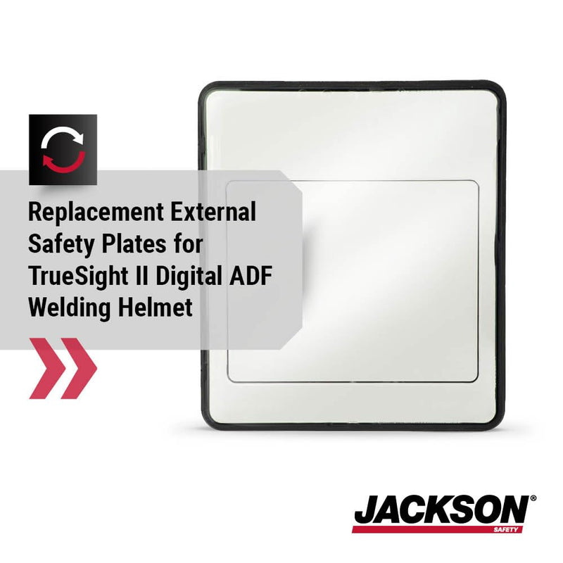 Jackson Safety TrueSight II Welding External Safety Lens, Clear Tint (Case of 10), 30320