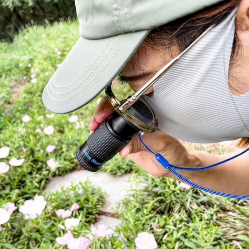 Close-up Monocular for Low Vision, Short Distance Viewing with Wide Field of View, Mini-Size Magnifier (6x16mm-Blue Style) 6x16mm-Blue Style