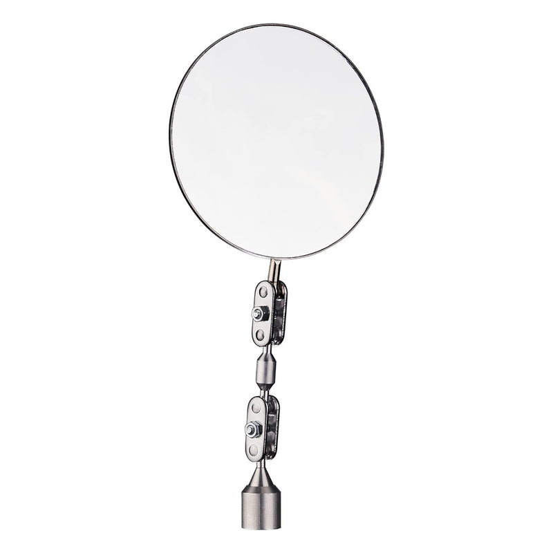 [Australia - AusPower] - Magnetic Base Inspection Mirror Welding Mirror - Swivel Angle Ball Joint Antenna Mirror-3.35 Inch Diameter 
