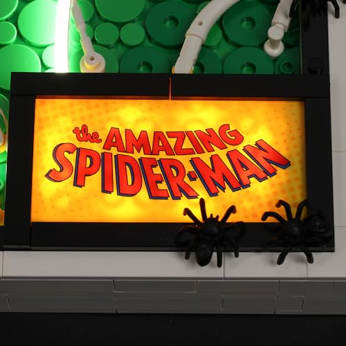 Kyglaring LED Light Compatible with Lego Art The Amazing Spider-Man Poster 31209 Building Blocks, LED Lighting Accessories for the Lego 3D Wall Picture Set Model Set 31209 (Not Included Model)