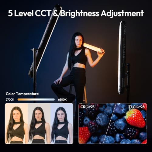 ULANZI UA50 50W Wired Bi-Color Inflatable Light Tube for Photography Large