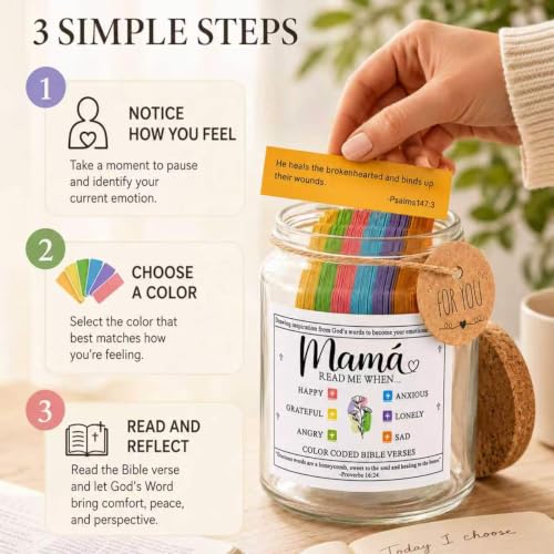 Mother's Day Bible verse jar, when you read it, the verse jar， Mother's Bible verse jar