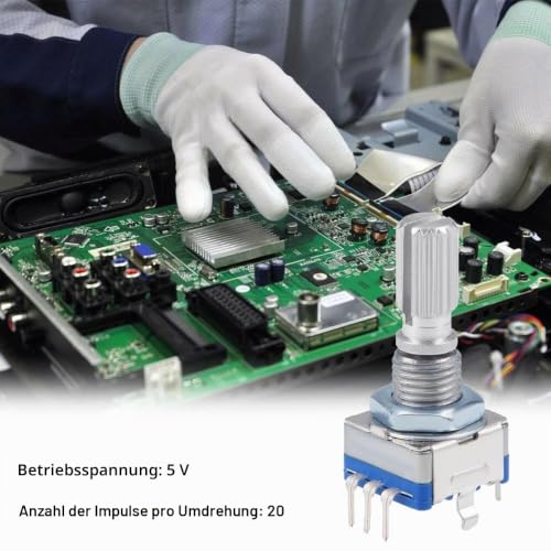 Rotary Encoder, Rotary Angle Encoder, 360 Degree Rotary Encoder, EC11 Digital Potentiometer, Rotary Encoder, Rotary Encoder Module, Rotary Encoder Module, Rotary Encoder Module 360 Degree, Pack of 5 5PC