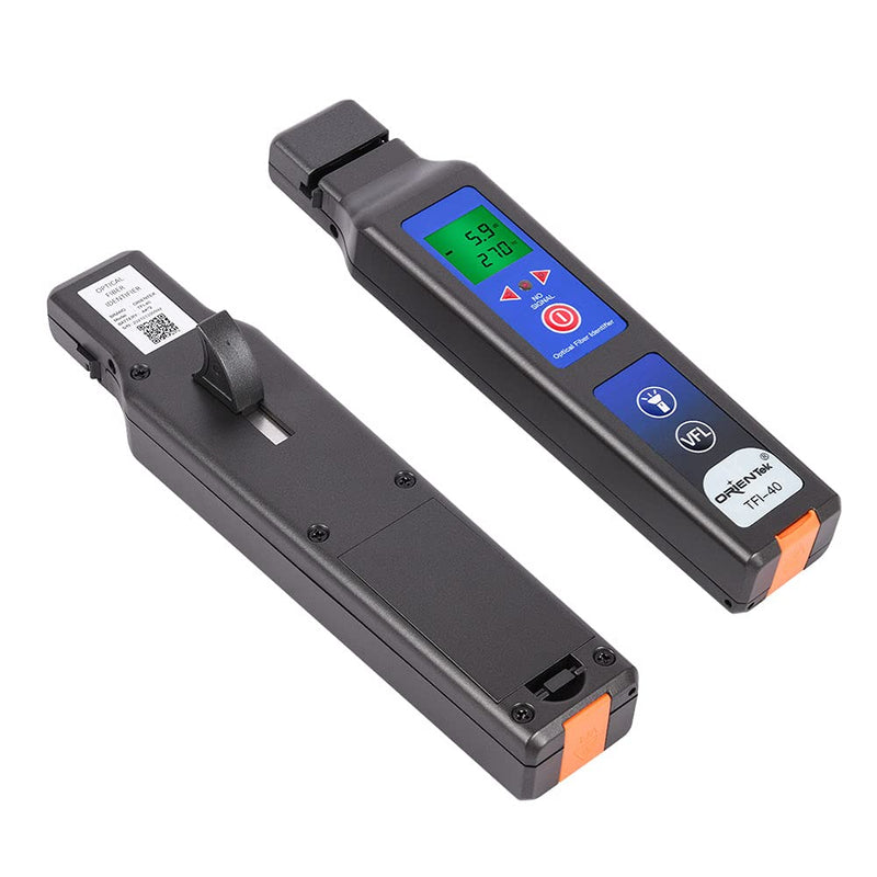 [Australia - AusPower] - ORIENTEK TFI-40 Optical Fiber Identifier All-in-one Chuck Live with 10mw VFL 800nm-1700nm Fiber Detector Traffic Identifier OFI 