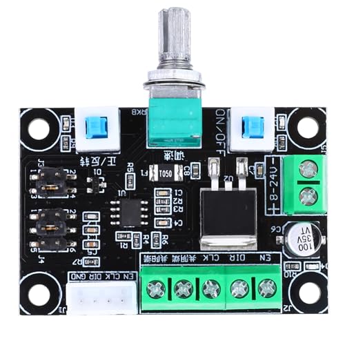 Stepper Motor Drive Controller with Precise Speed Control and Bi-Directional Control, Speed Control Card for Stepper Motors