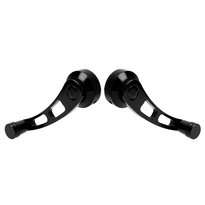 [Australia - AusPower] - Tbest Car Window Crank,2pcs Alloy Window Handle Riser Winder Crank Fit for Classic Car(Black) Black 