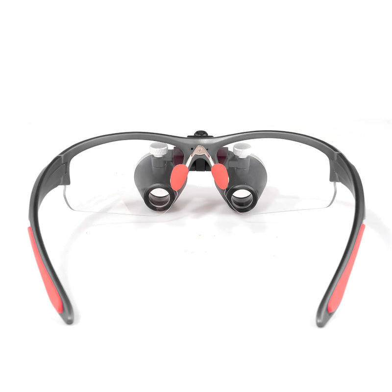 [Australia - AusPower] - Loupes 2.5X 3.5X Magnification Binocular Magnifier Optical Glass Lens (3.5X, Black) 