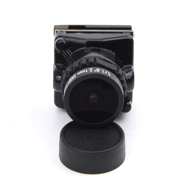 [Australia - AusPower] - 1800TVL FPV Camera Mini 2.1mm Lens 1/1.8 Camera 5V-40V PAL/NTSC with for OSD Internal Adjustable for RC FPV Racing Drone Black 1800TVL 