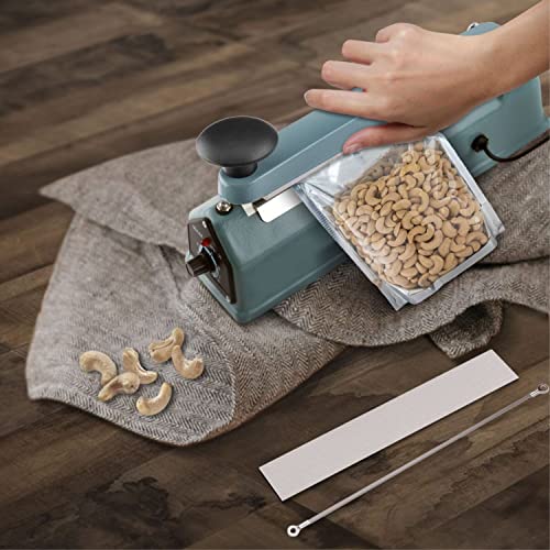Flexzion Impulse Sealer Replacement Parts 10-Piece Impulse Sealer Parts with Heat-Resistant Fabric Strips for 600W 16-inch Heat Sealers, PTFE & Heat Seal Strips, Sealer Element Grip Replacement Kit 16 inch- 10 Pack