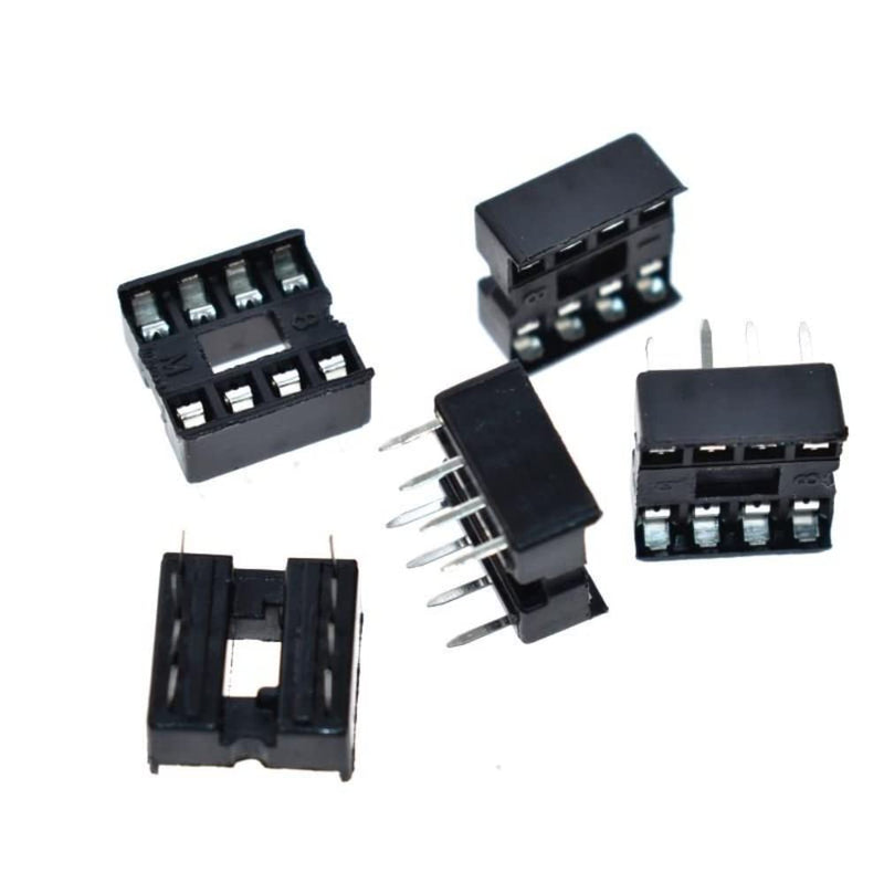 66pcs DIP IC Female Adapter Solder Type Socket Kit 6/8/14/16/18/20/24/28 Pins
