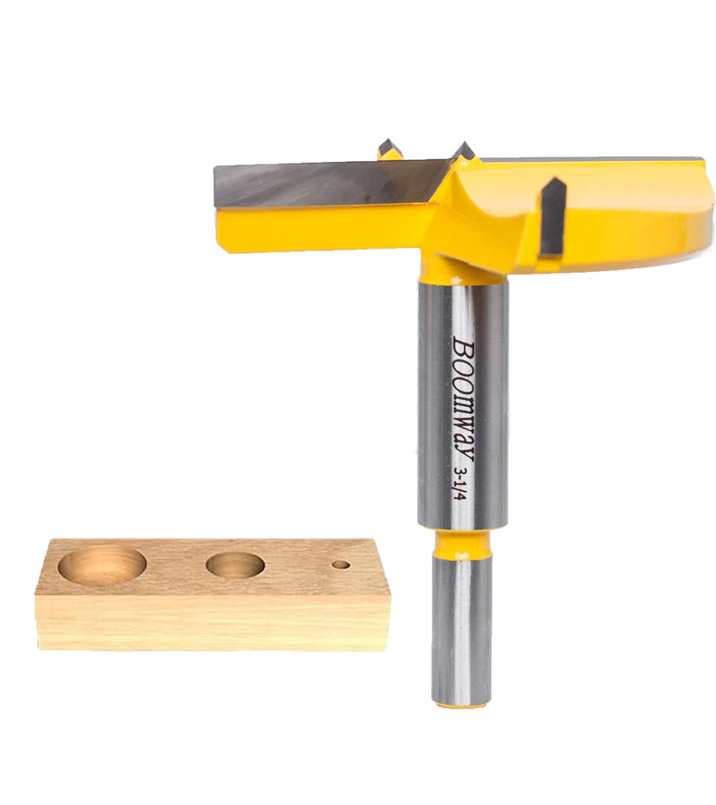Forstner Drill Bit (3-1/4'' | 82.6mm) with YG6X Carbide, Suitable for fine Woodworking, Cabinet Making, etc 3-1/4'' | 82.6mm