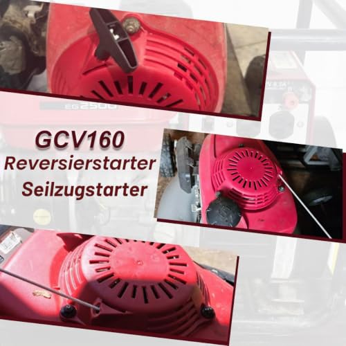 GCV160 Pull Starter for Honda GCV135 EN2000 | GC135 GC160 Motor for Lawn Mower Pressure Washer Generator Parts for 5.5HP Horizontal Vertical Motor