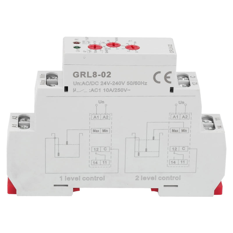 [Australia - AusPower] - GRL8-02 Liquid Level Control Relay Water Level Controller 10A AC / DC 24V-240V 