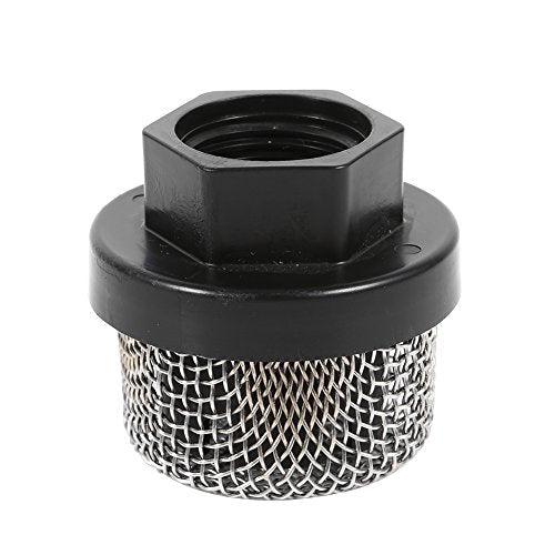 Akozon Crepine Airless 18 mm, Filter Metal Suction Tube for Graco 390 395 495 Pistol Filter Sprayer 1 Piece Inlet Strainer Mesh