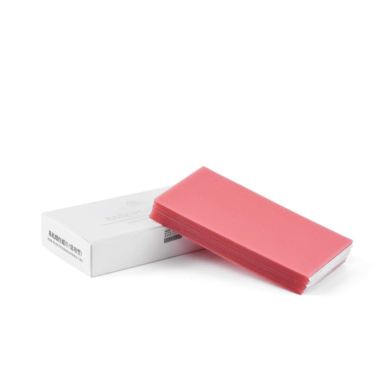 [Australia - AusPower] - Lab Base Plate Wax Dental Wax Sheets Red Utility Wax Sheets US Stock (20PCS) 