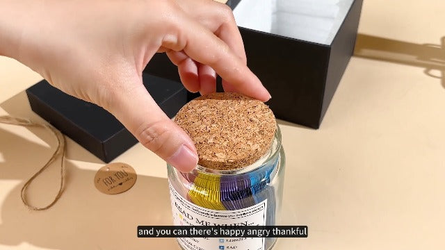 Read Me When Bible Verses Jar for Daily Encouragement，God is Above Bible Verse Jar for Wemen&Men&Teens，Christian Gifts for Women，96 Bible Verses Cards