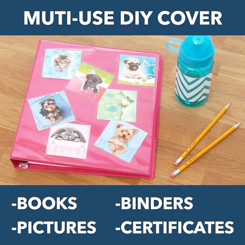 Con-Tact Brand Creative Clear Covering, Versatile and Self-Adhesive Shelf Liner, Ideal Privacy Film, Protective Clear Vinyl, 18'' x 50', Matte 600"W x 18"L Clear Matte
