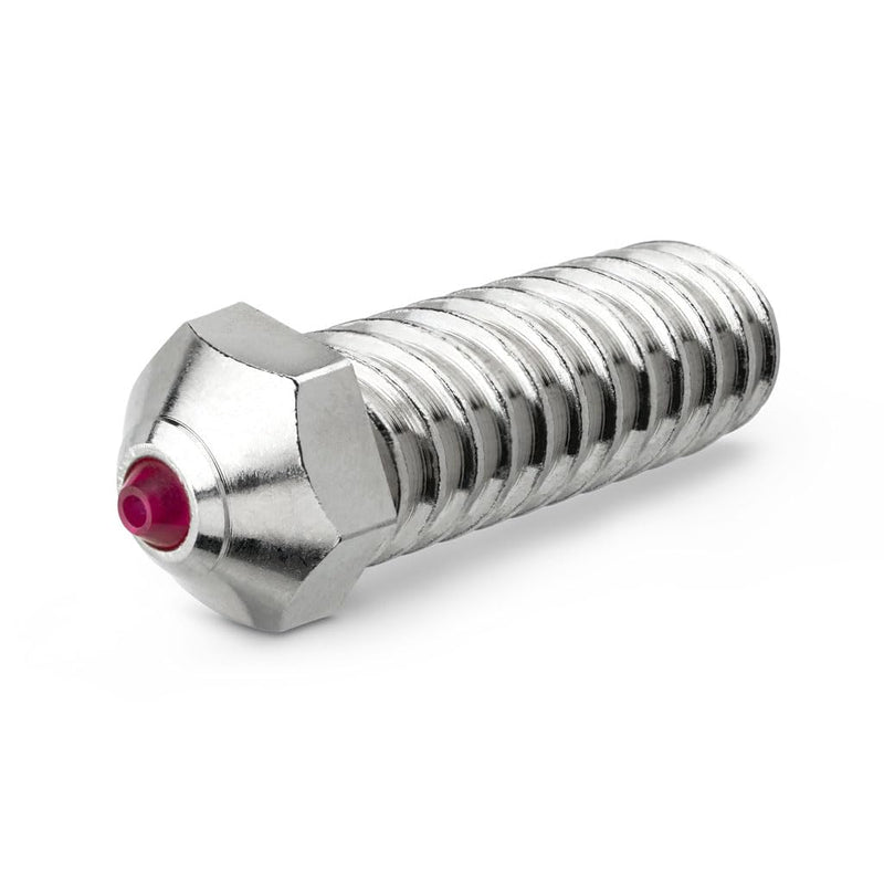 Ruby Nozzle 0.4mm for QIDI Q1-Pro/X-Max3 / X-Smart3 / X-Plus3 3D Printer, Hardened & Abrasion Resistant, Nickel Plated Copper RUBY 0.4mm Nickel Plated Copper