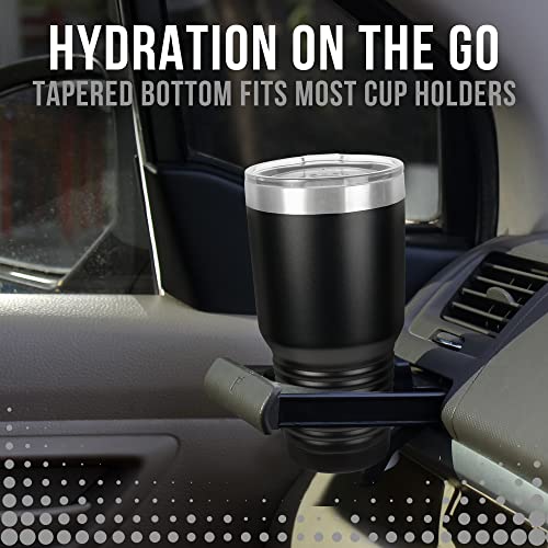 Soccer Coach Tumbler - 30oz Engraved Stainless Steel Cup - Black