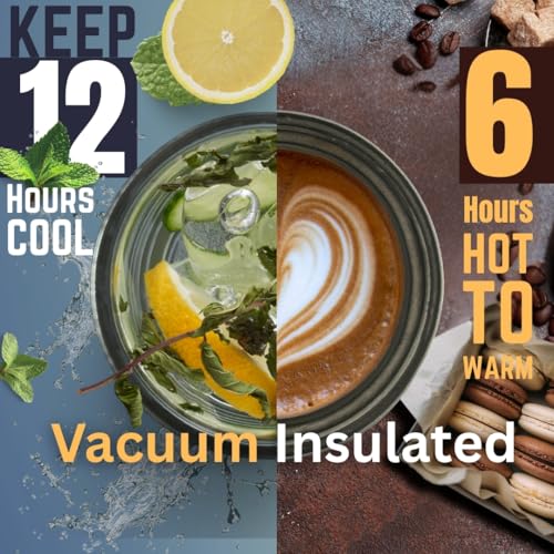 KOYASU Ti-Zen Titanium Travel Coffee Mug - 12oz Ultralight Insulated Tumbler - Premium EDC Gear & Tactical Accessories - Heavy Duty Cup - Crystallized Texture Thermal Flask - Nimbus Gray