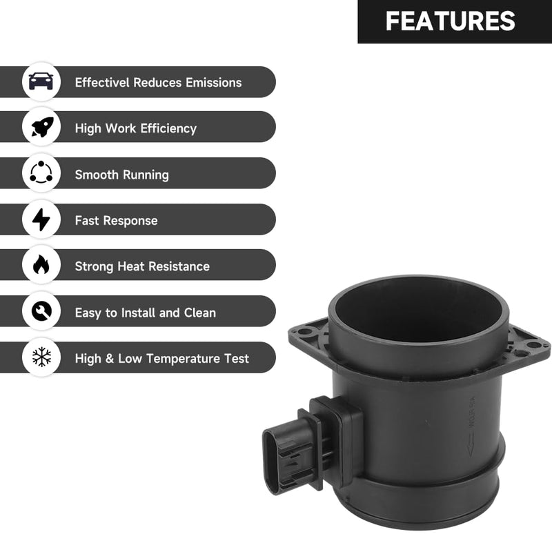 [Australia - AusPower] - Mass Air Flow Sensor Meter Sensor MAF Sensor - Compatible for Buick Enclave 3.6L 2009-2014 for Cadillac CTS 3.6L 2009-2011 for Chevy Traverse 3.6L 2009-2014 - Replace Part 15875837, 19355502 