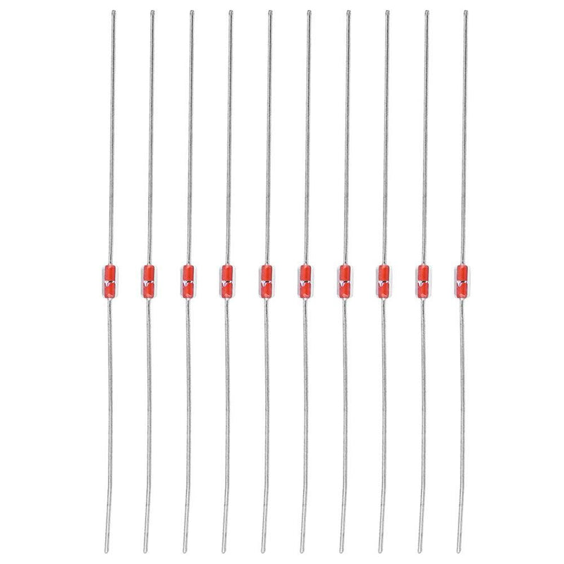 Heat Resistors Temperature Control MF58 Thermistor 1K 5K 10K 10PCS Temperature Measurement Household Appliance Car Air Conditioner (10K)