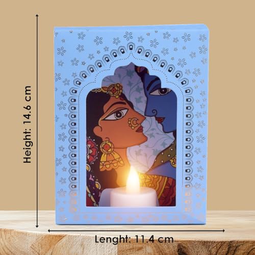 SATVIK Deep Mala Diwali Decoration Items with Candle, Home Decor Items Festive Decor Item, DIY Craft Traditional Jharokha Box for Hanging (Pack of 6) Pack of 6
