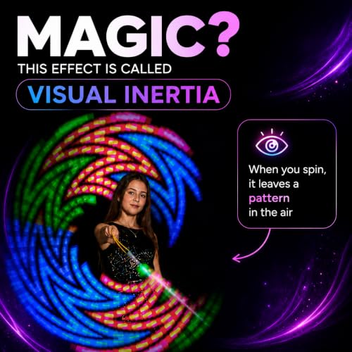 Ignis Pixel 32 Programmable LED Light Stick, 32 RGB Pixels, App Control, Custom Pictures and Animations, USB-C Rechargeable, 11 Inches, Glow Wand for Parties, Concerts, Night Light 32 LED / 11 in
