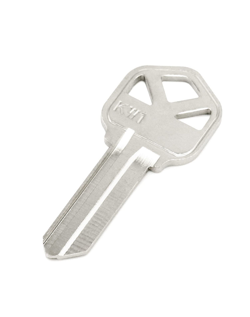 QWORK Blank Key Blanks, Pack of 100 Copper Structures Key Compatible with (KW1) Kwikset, KS1/KWI-1 Keyblank 100 Pack